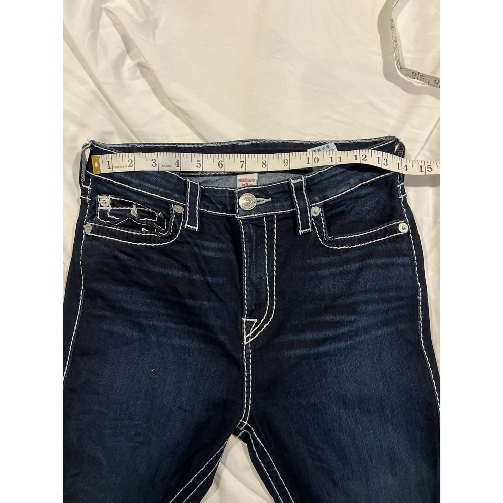 True Religion Dark Blue High Rise Jeans - Picture 4 of 13